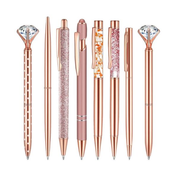 Supervitae 8 Pcs Ballpoint Pen for Women Fancy Gifts